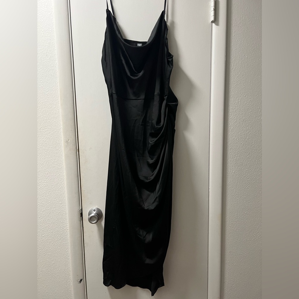 SHEIN silk strappy dress